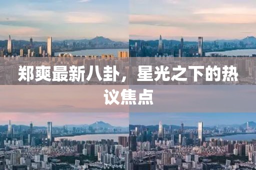 鄭爽最新八卦，星光之下的熱議焦點(diǎn)