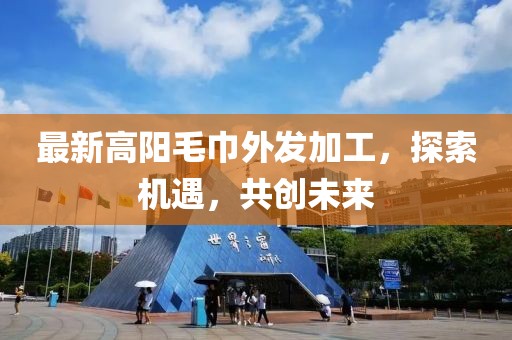 最新高陽(yáng)毛巾外發(fā)加工，探索機(jī)遇，共創(chuàng)未來(lái)