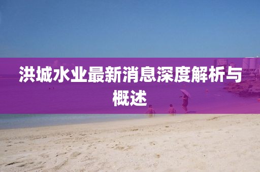 洪城水業(yè)最新消息深度解析與概述