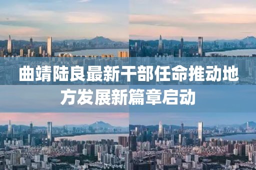 曲靖陸良最新干部任命推動地方發(fā)展新篇章啟動