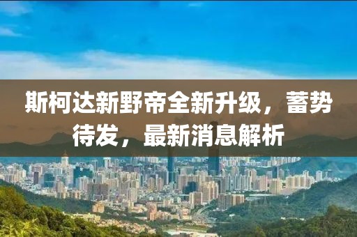 斯柯達(dá)新野帝全新升級，蓄勢待發(fā)，最新消息解析